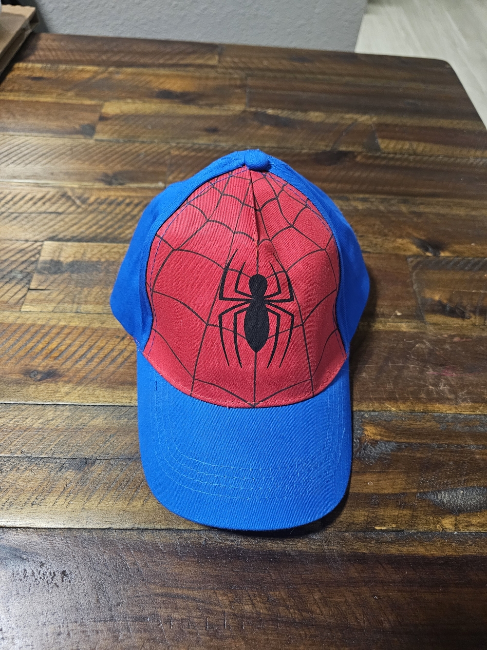 Kids Blue and Red Spider-Man Baseball Cap